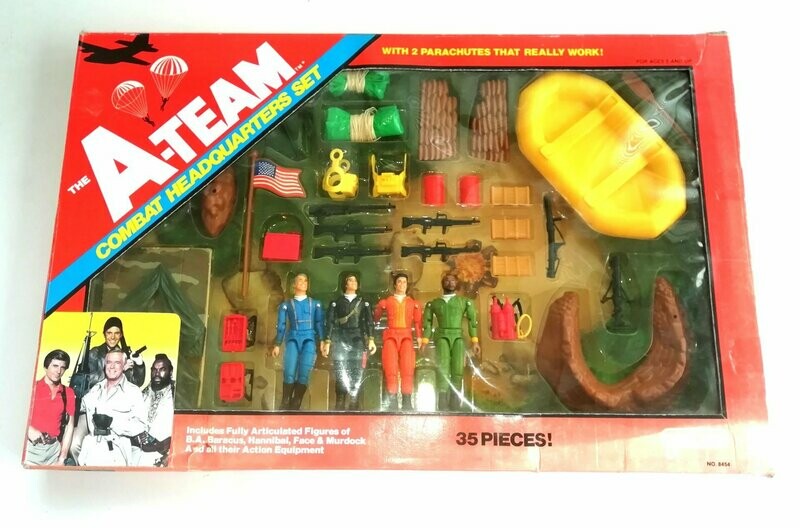 1983 Lewis Galoob Toys  ~ The A Team ~ COMBAT HEADQUARTERS SET
