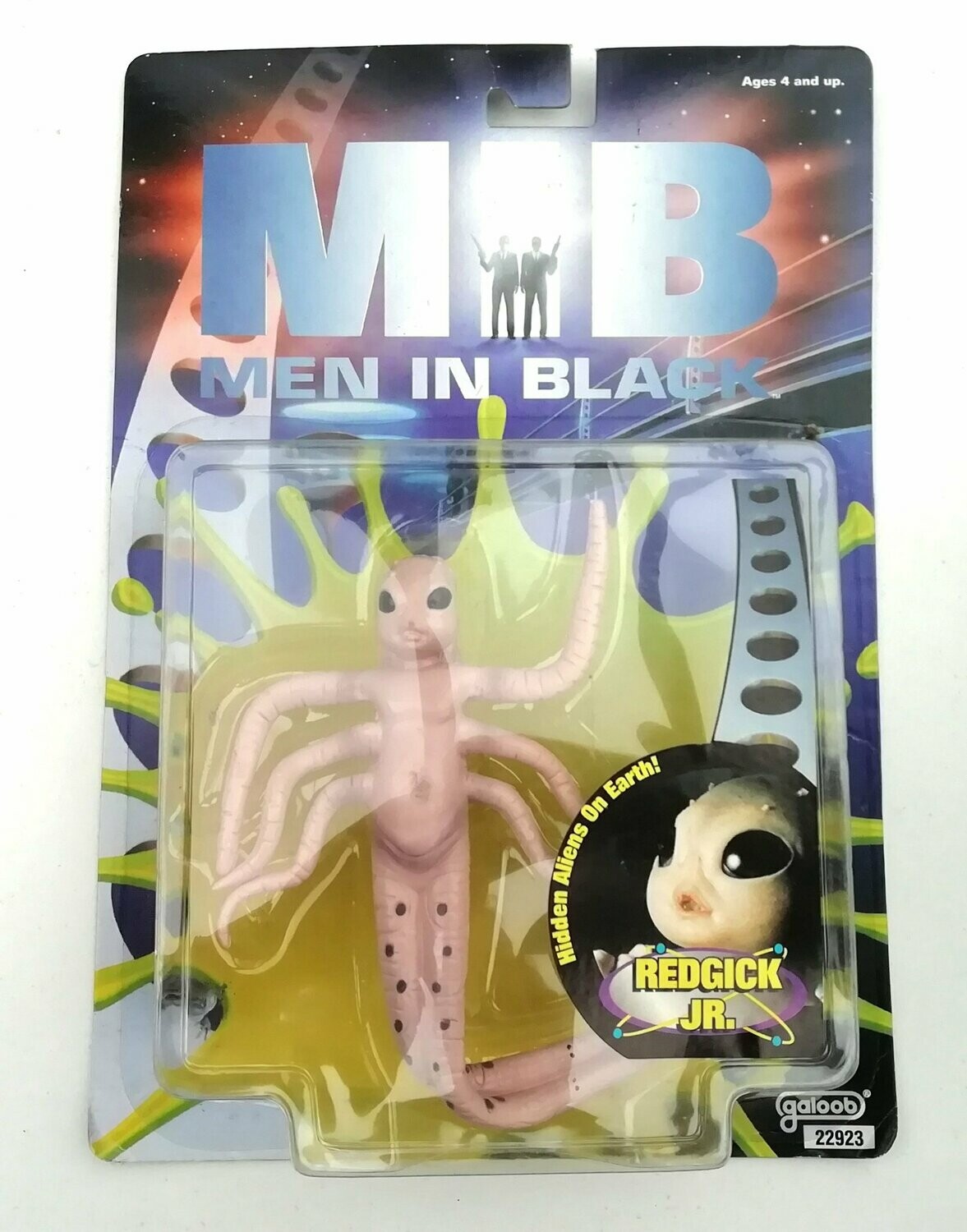 Vintage 1997 Galoob Toys - Men in Black - REDGICK JR. - Bendable Figure MOC
