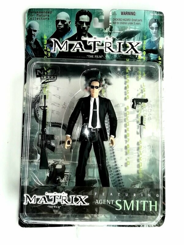 Vintage 1999 N2 Toys ~ The Matrix ~ AGENT SMITH ~ New MOC