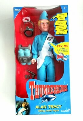 Vintage 1999 Vivid Toys ~ Thunderbirds ~ ALAN TRACY ~ 12" Talking Doll