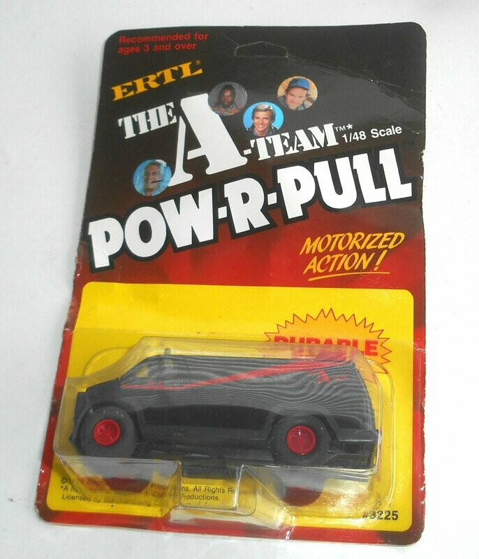 1983 ERTL 1/48th Diecasts Replica's ~ POW-R-PULL THE A TEAM VAN ~ New