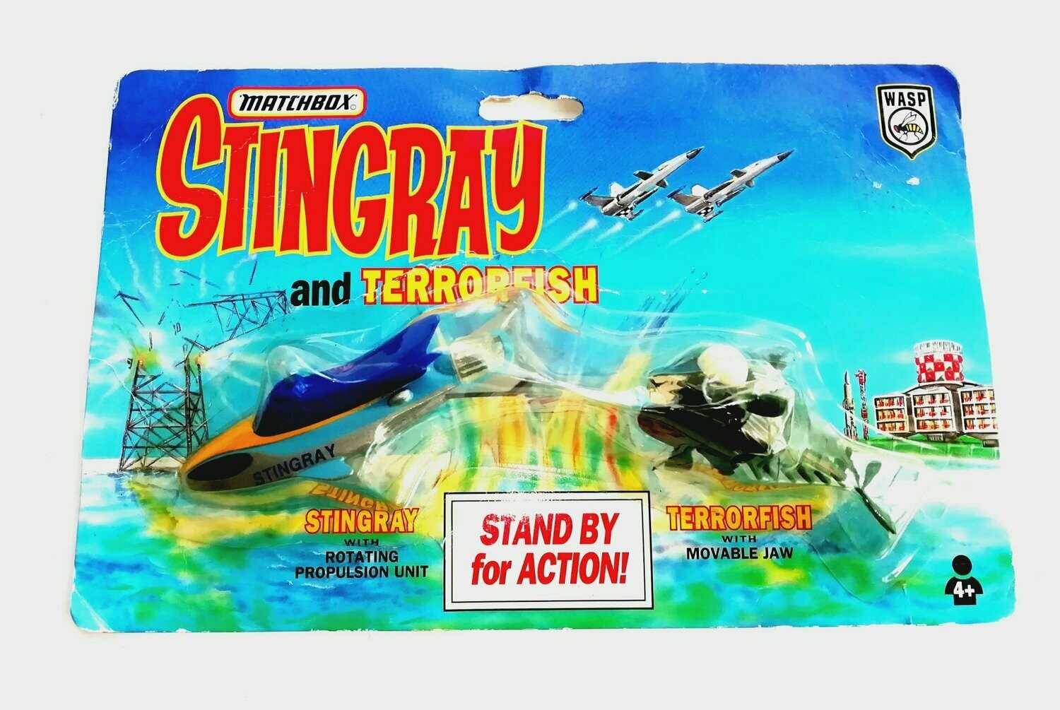 Vintage 1992 Matchbox Toys ~ Stingray ~ STINGRAY & TERRORFISH ~ Vehicles ~ New MOC MIB