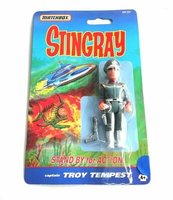 Vintage 1992 Matchbox Toys ~ Stingray ~ TROY TEMPEST ~ Figure ~ New MOC MIB