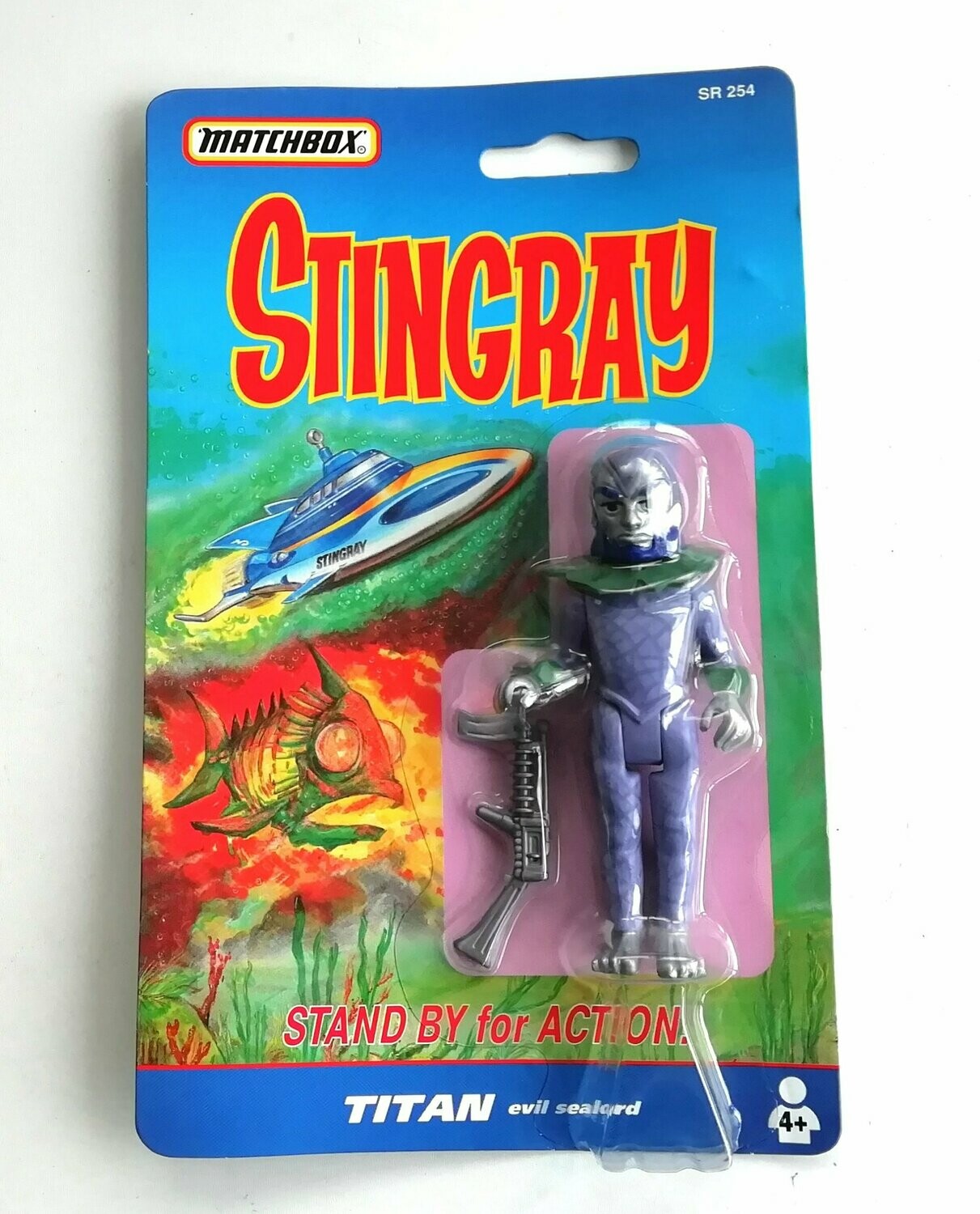 Vintage 1992 Matchbox Toys ~ Stingray ~ TITAN ~ Figure ~ New MOC MIB