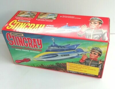 Vintage 1993 Matchbox Toys ~ Stingray ~ STINGRAY ACTION SUBMARINE ~ New MOC MIB