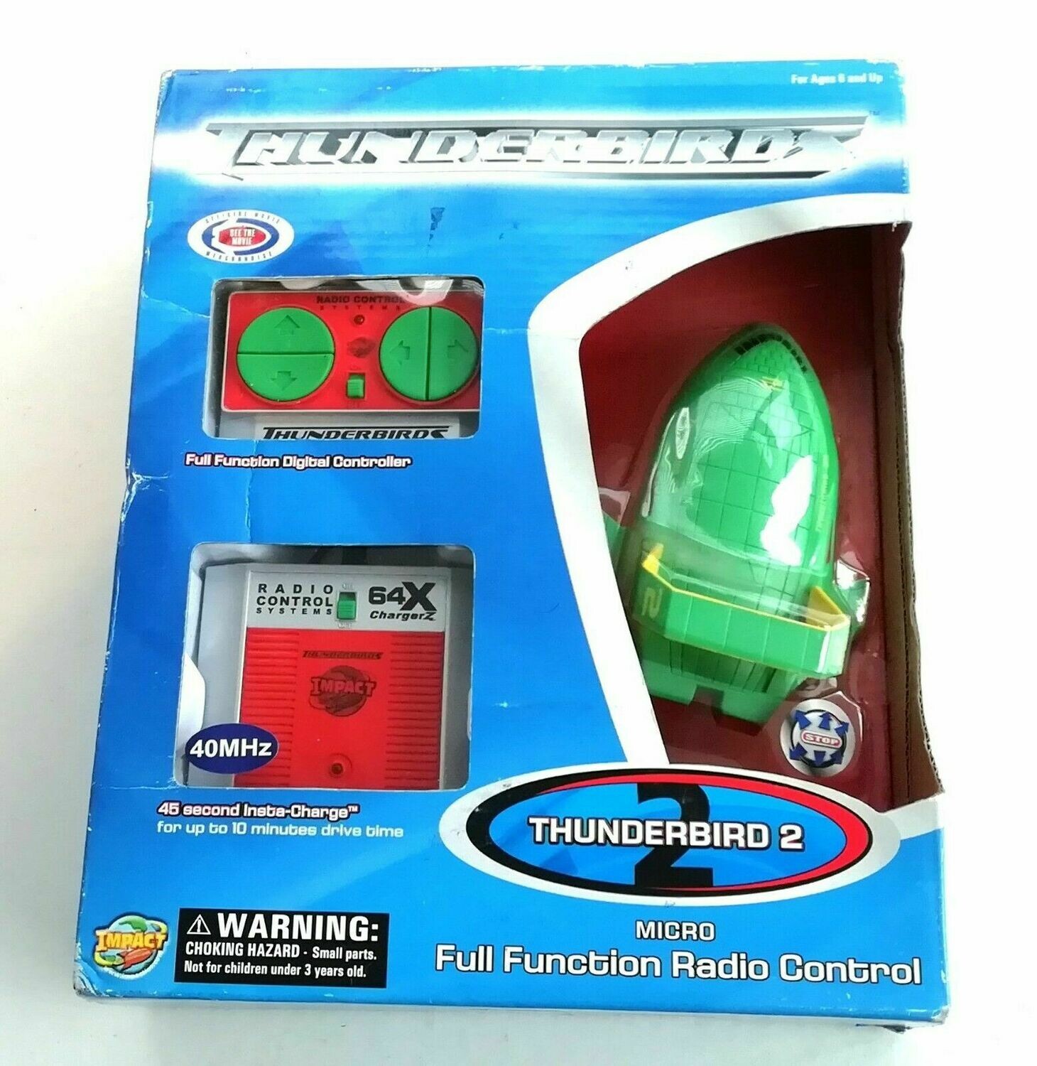 Vintage Thunderbirds Radio Control Units - THUNDERBIRD 2 - New MIB