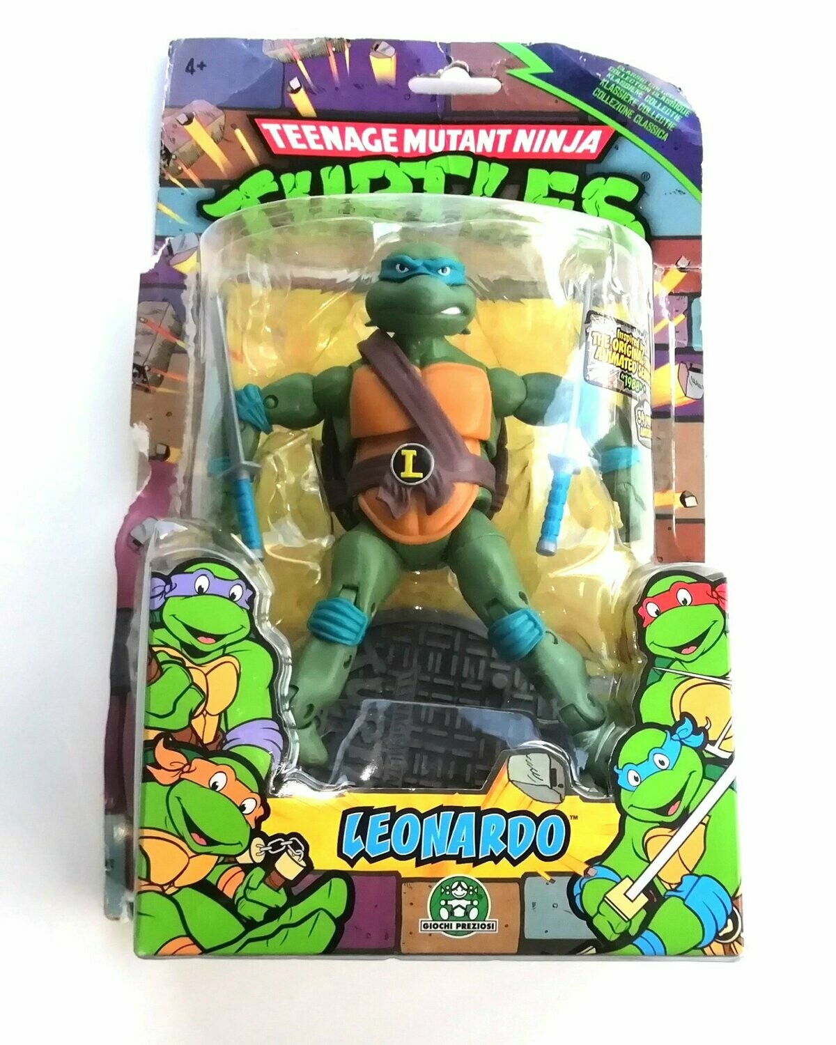 Modern 2015 Playmates Toys ~ TMNT 6" Figures ~ LEONARDO ~ New MOC MIB