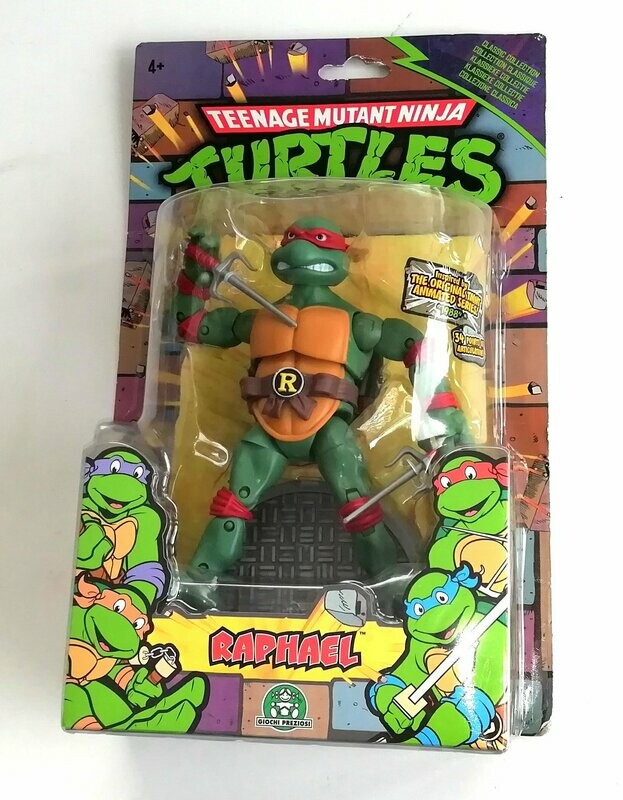 Modern 2015 Playmates Toys ~ TMNT 6" Figures ~ RAPHAEL ~ New MOC MIB