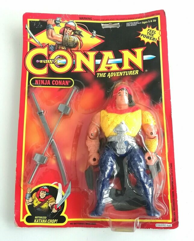 Vintage 1992 Hasbro ~ Conan the Adventurer ~ NINJA CONAN ~ New MOC
