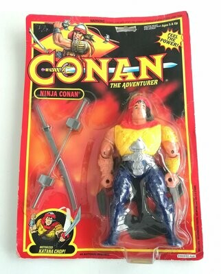 Vintage 1992 Hasbro ~ Conan the Adventurer ~ NINJA CONAN ~ New MOC