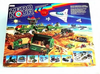 1989 Bluebird Toys - Zero Hour ~ SUPREME HEADQUARTERS SUPER MONORAIL SET