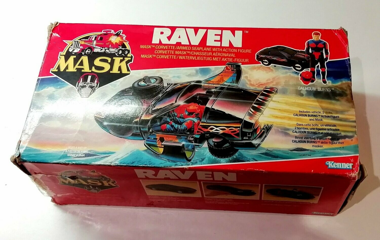 1986 Kenner Toys - M.A.S.K. Series 2 ~ RAVEN ~ Boxed