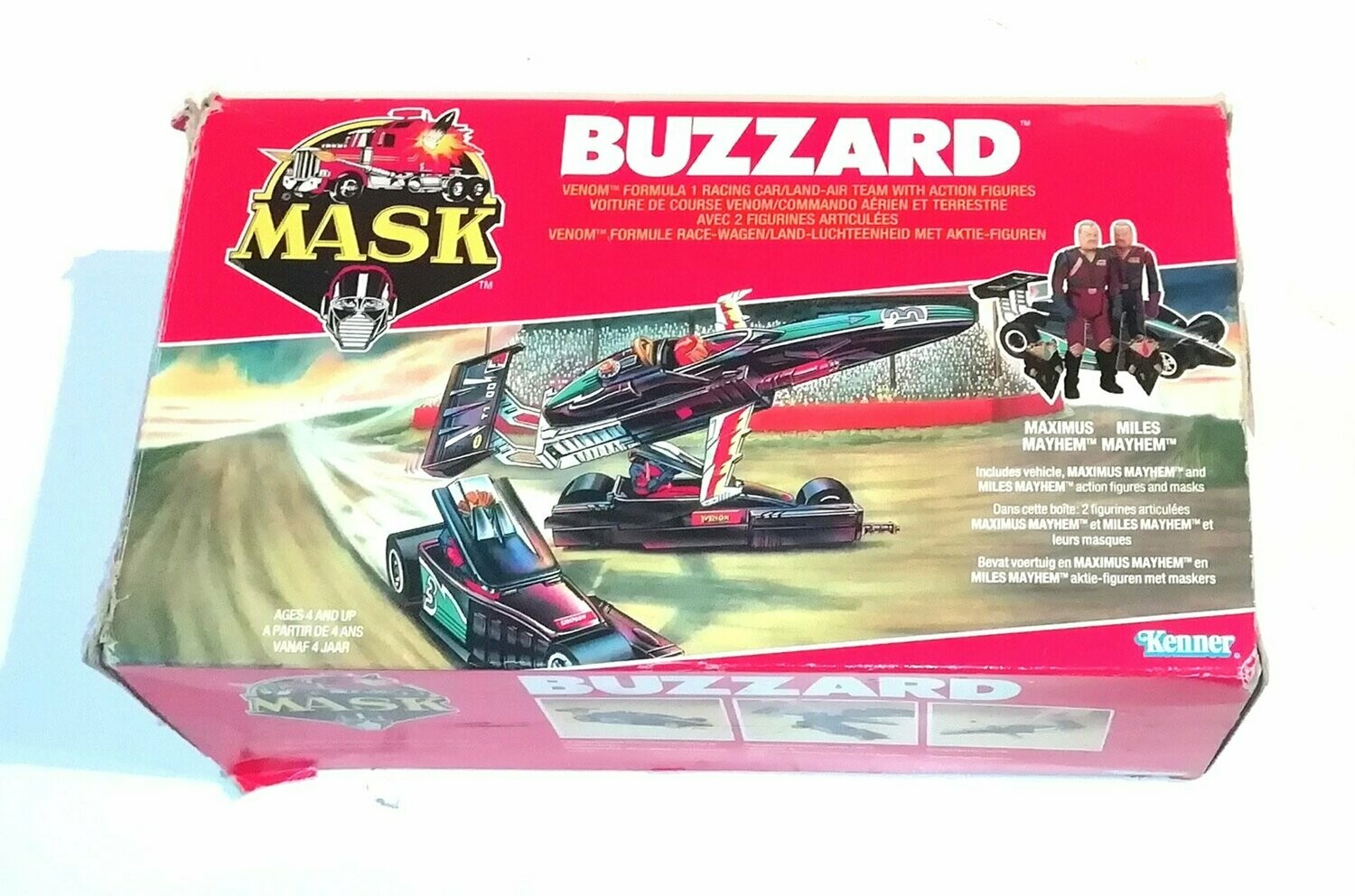 1986 Kenner Toys - M.A.S.K. Series 3 ~ BUZZARD ~ Boxed
