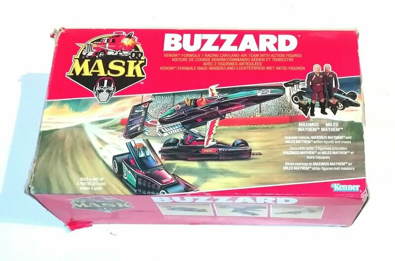 1986 Kenner Toys - M.A.S.K. Series 3 ~ BUZZARD ~ Boxed