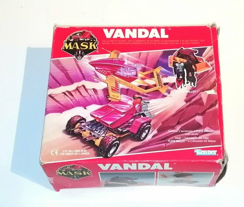 1987 Kenner Toys - M.A.S.K. Split Seconds Series ~ VANDAL ~ Boxed