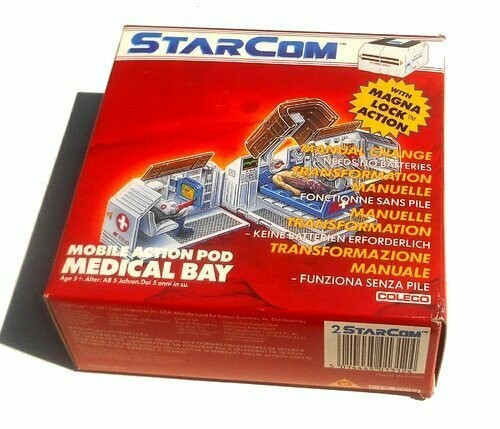 1987 Coleco Ind Inc - Starcom ~ MEDICAL BAY Action Pod ~ Boxed