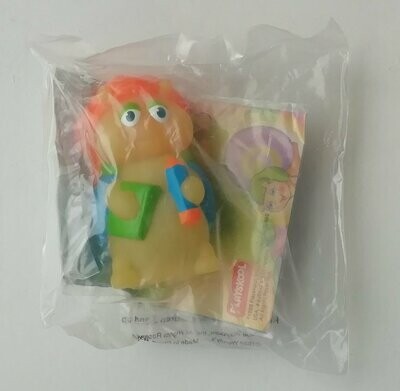 1988 Hasbro / Playskool ~ Glo Friends ~ GLO BOOKWORM ~ Wendy's