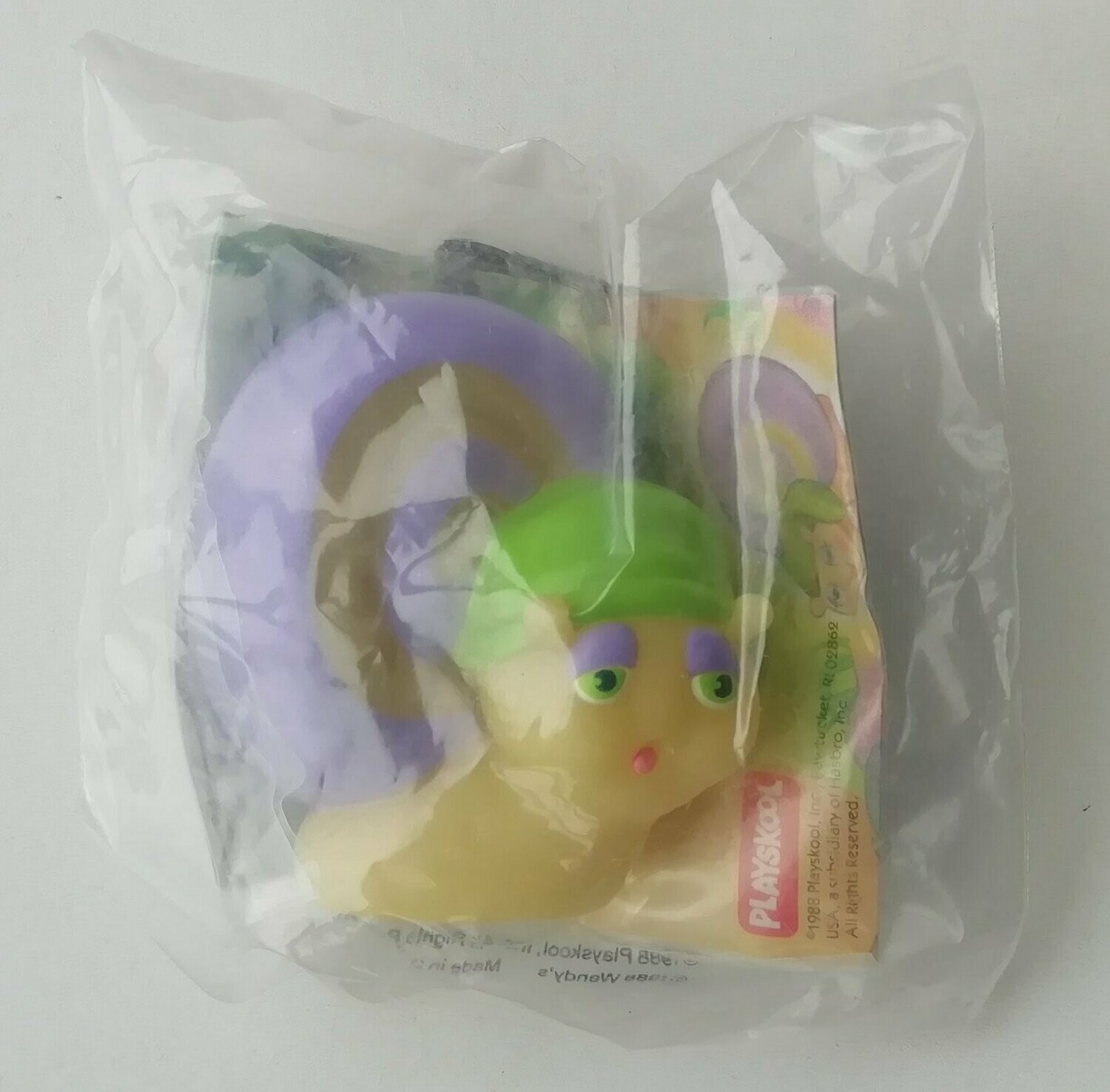 1988 Hasbro / Playskool ~ Glo Friends ~ GLO SNAIL ~ Wendy's