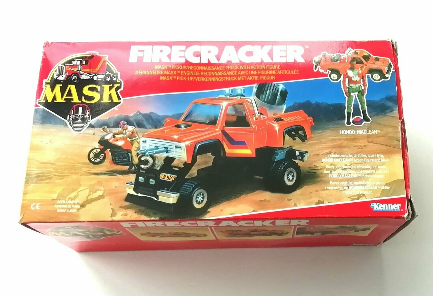 1985 Kenner Toys - M.A.S.K. Series 1 ~ FIRECRACKER ~ Boxed