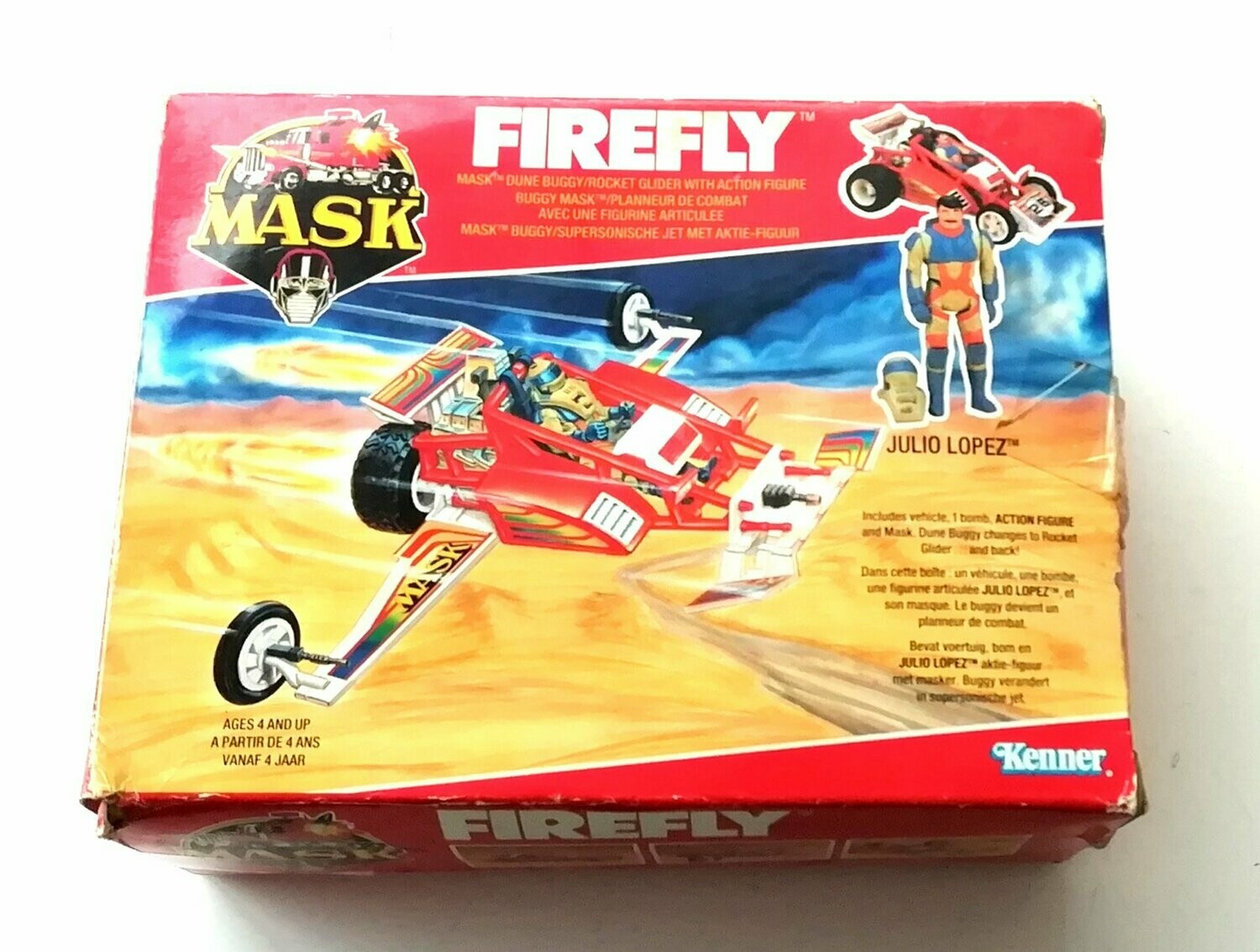 1986 Kenner Toys - M.A.S.K. Series 2 ~ FIREFLY ~ Boxed