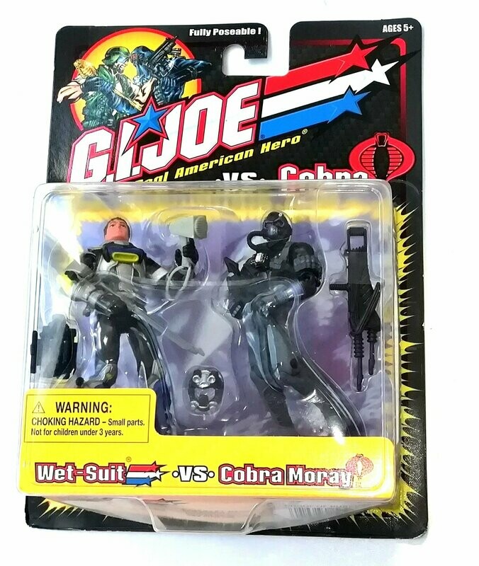G.I. Joe WET SUIT vs' COBRA MORAY 2001 Hasbro Toys ~ New on Card