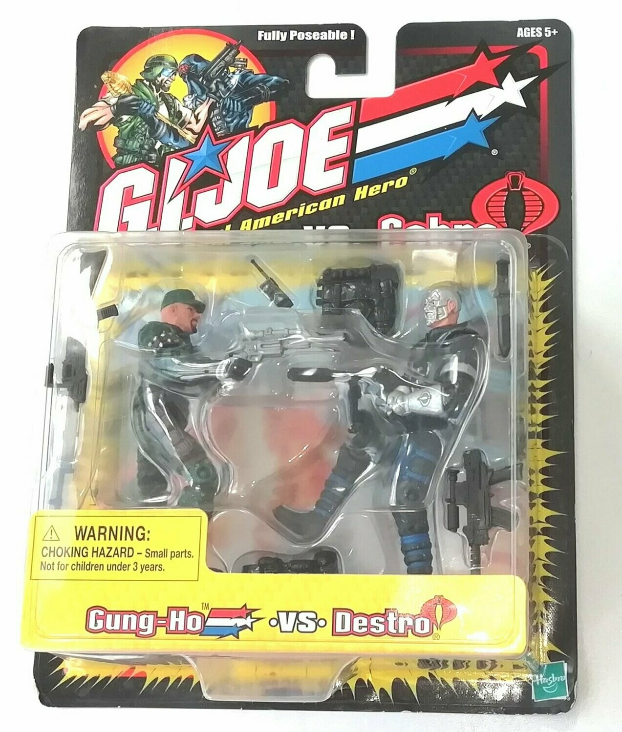 G.I. Joe GUNG HO vs' DESTRO 2001 Hasbro Toys ~ New on Card