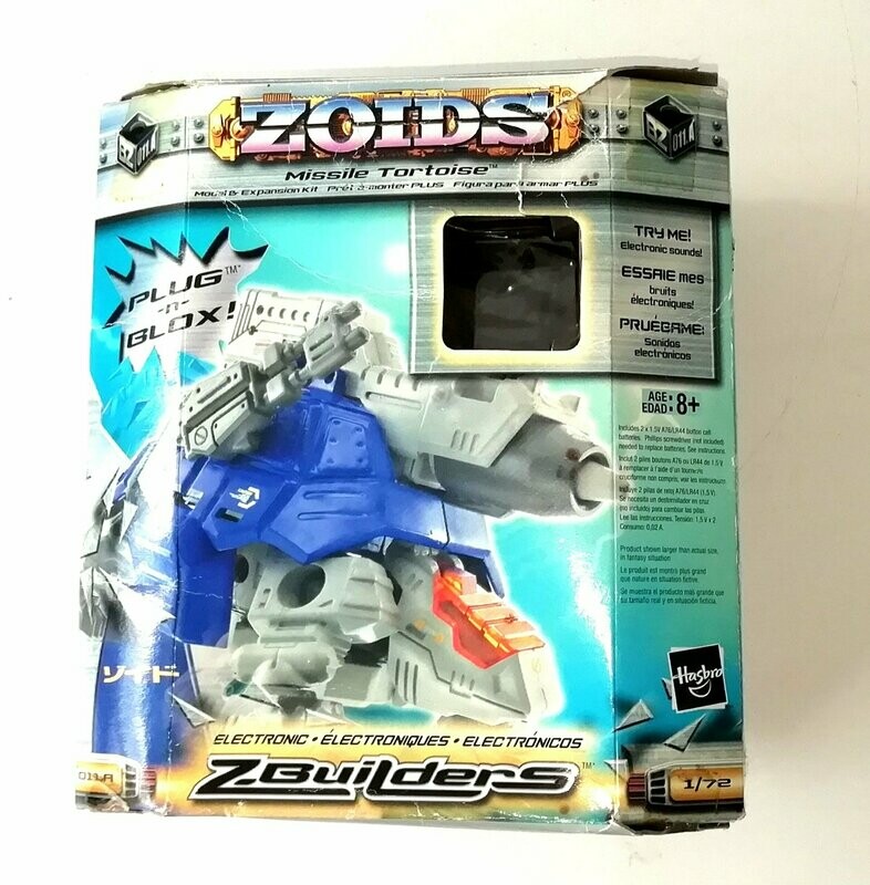 2003 Hasbro Z-Builders Zoids - (#BZ-101 MISSILE TORTOISE) Boxed with Instructions