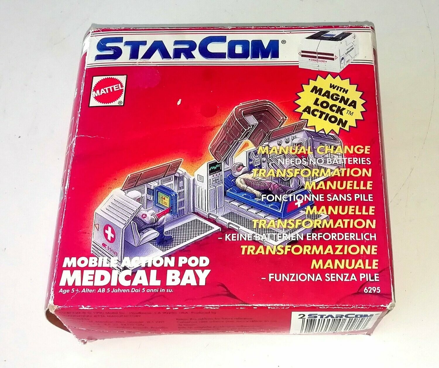 1987 Coleco Ind Inc - Starcom ~ MEDICAL BAY Action Pod ~ Boxed