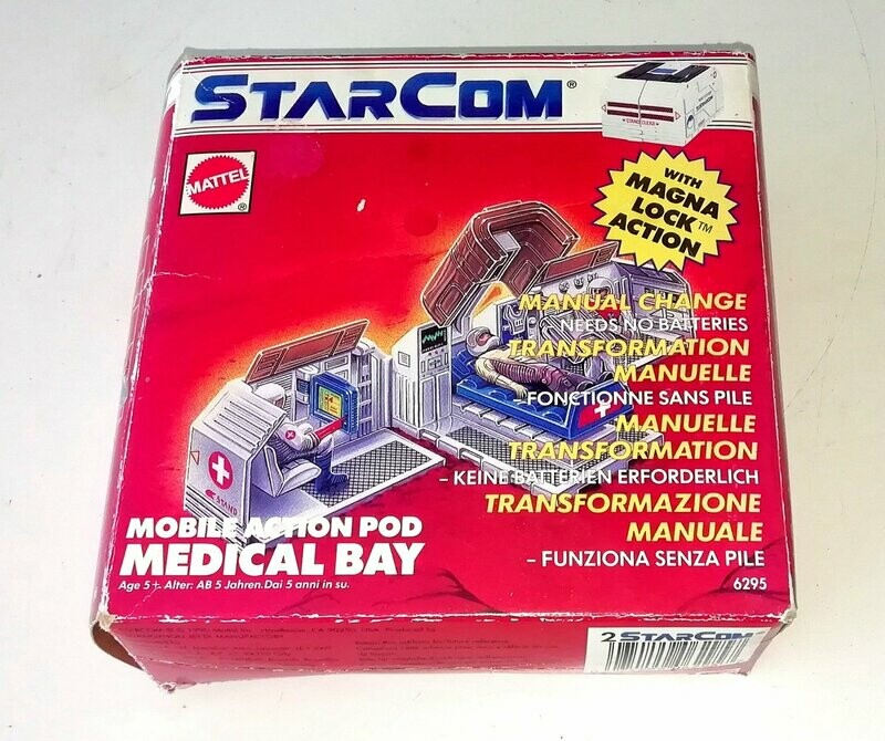 1987 Coleco Ind Inc - Starcom ~ MEDICAL BAY Action Pod ~ Boxed