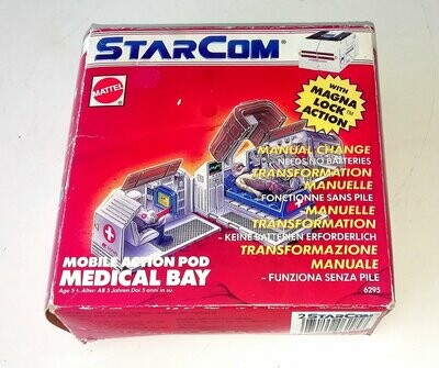 1987 Coleco Ind Inc - Starcom ~ MEDICAL BAY Action Pod ~ Boxed