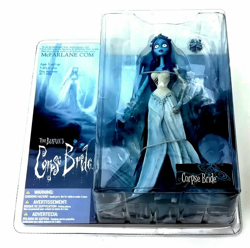 2005 McFarlane Toys ~ Tim Burton ~ THE CORPSE BRIDE ~ 7" Action Figure ~ MOC