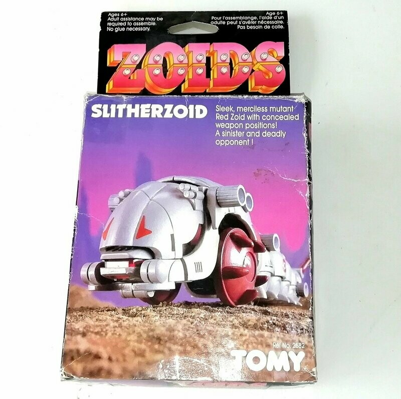 1980's Tomy Zoids OER ( #EMZ-15 SLITHERZOID ) Complete with Box & Instructions