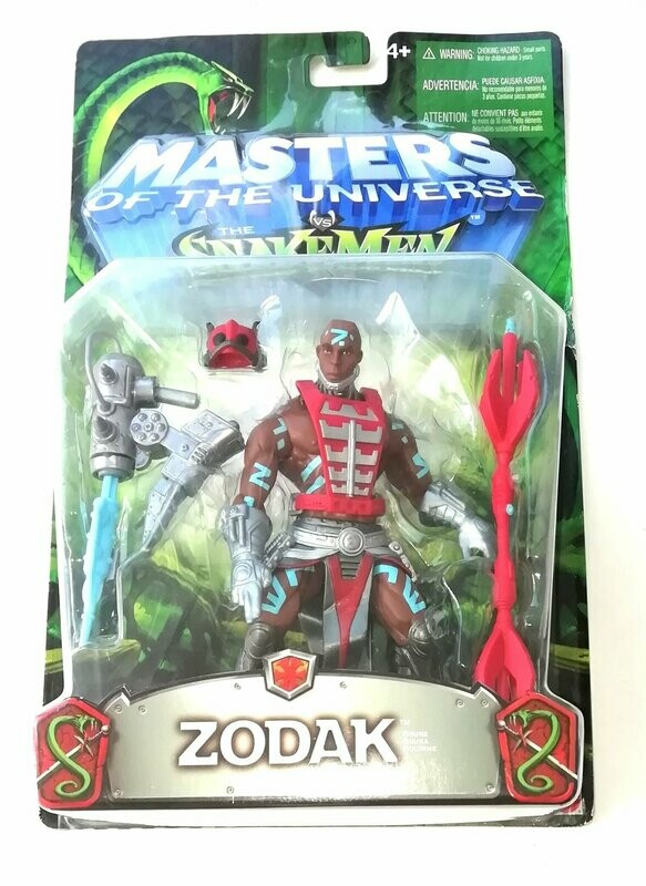 Masters of the Universe vs The Snakemen ZODAK 6" Action Figure - New MOC 2003 Mattel Toys