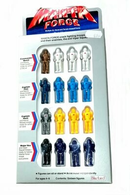 1987 Bluebird Toys ~ Manta Force ~ Viper Squad ~ BATTLE FIGURE PACK ~ New MOSC