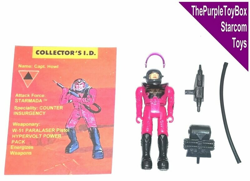 Vintage 1980's Starcom Toys ~ "CAPT. HOWL" Starmada  *EUROPEAN EXCLUSIVE*