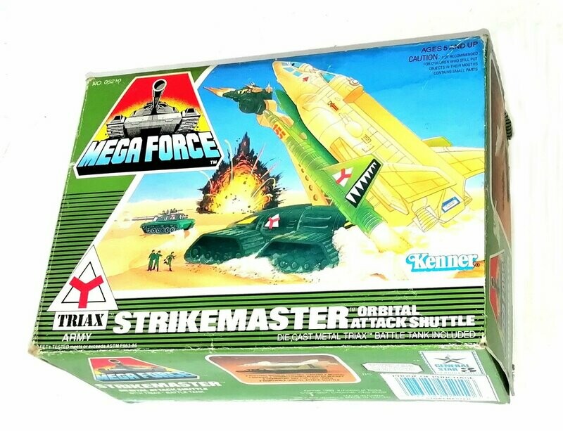 Vintage 1989 Kenner Mega Force ~ TRIAX  ~ STRIKEMASTER ~ Boxed