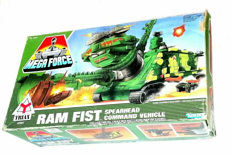Vintage 1989 Kenner Mega Force ~ TRIAX  ~ RAM FIST ~ Boxed