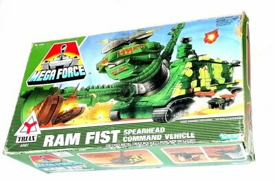 Vintage 1989 Kenner Mega Force ~ TRIAX  ~ RAM FIST ~ Boxed