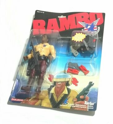 1986 Coleco Toys ~ Rambo ~ TURBO ~ 6" Action Figure