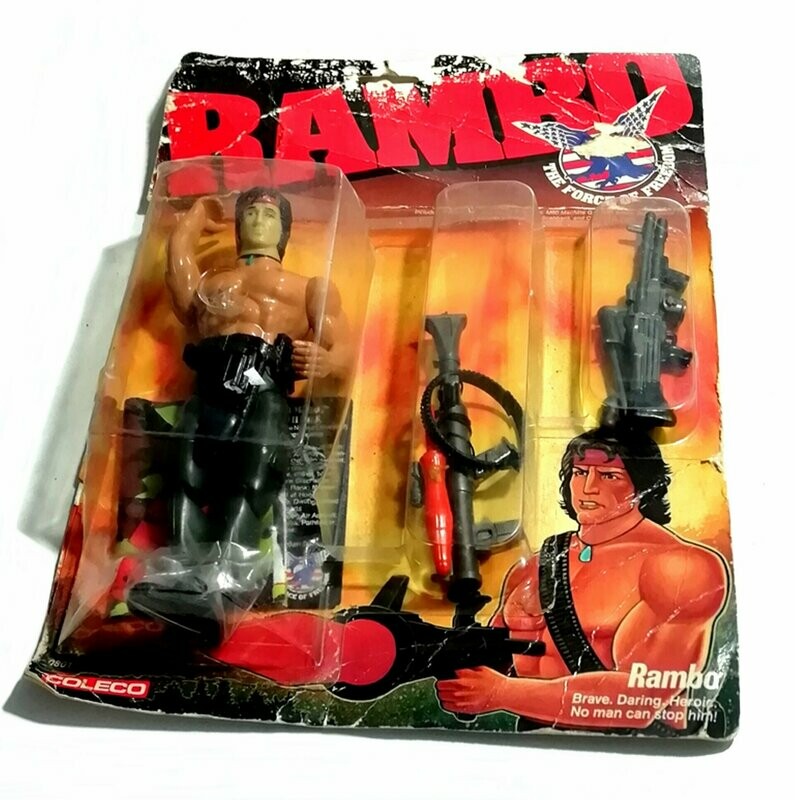 1986 Coleco Toys ~ Rambo ~ RAMBO ~ 6" Action Figure