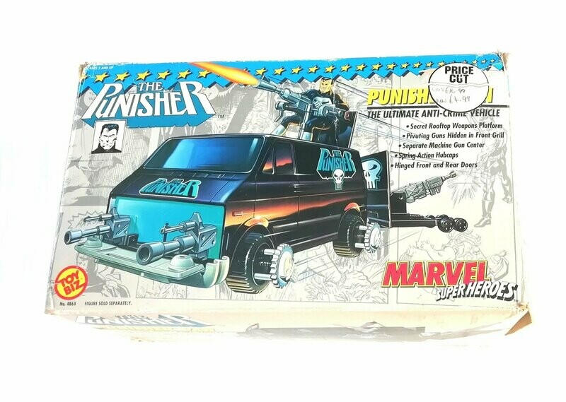 1991 Toy Biz ~ Marvel ~ The Punisher ~ PUNISHER VAN ~ Boxed