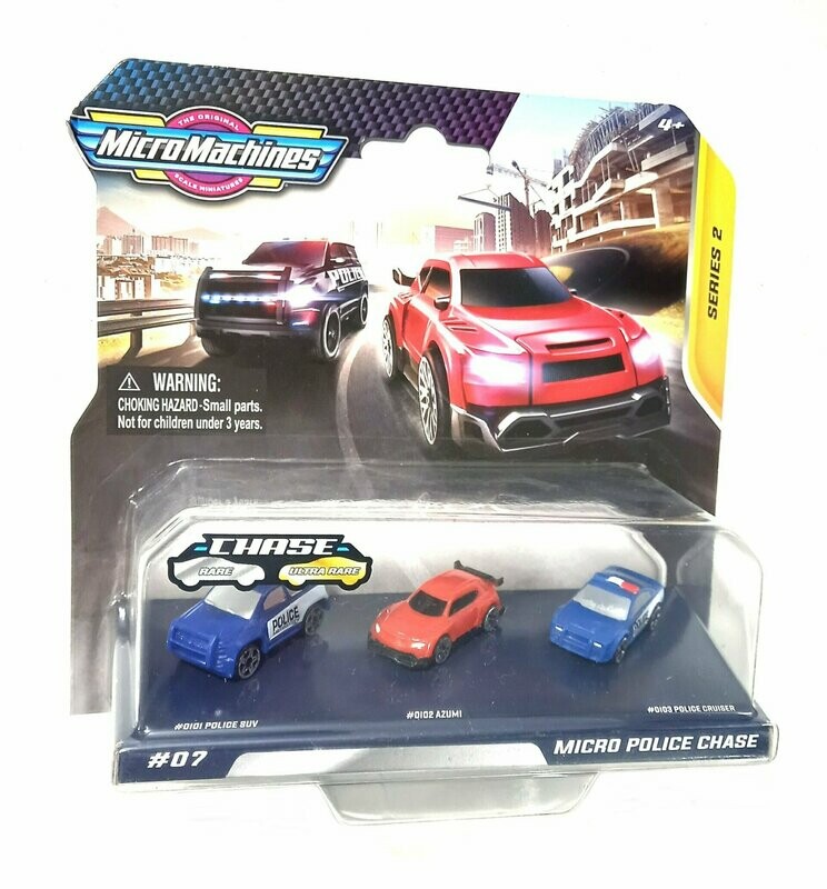 2020 Hasbro Micro Machines ~ Chase Series 2 ~ #07 MICRO POLICE CHASE