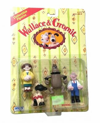 1989 Irwin ~ Wallace & Gromit Ltd ~ #57777 COLLECTABLE FIGURES