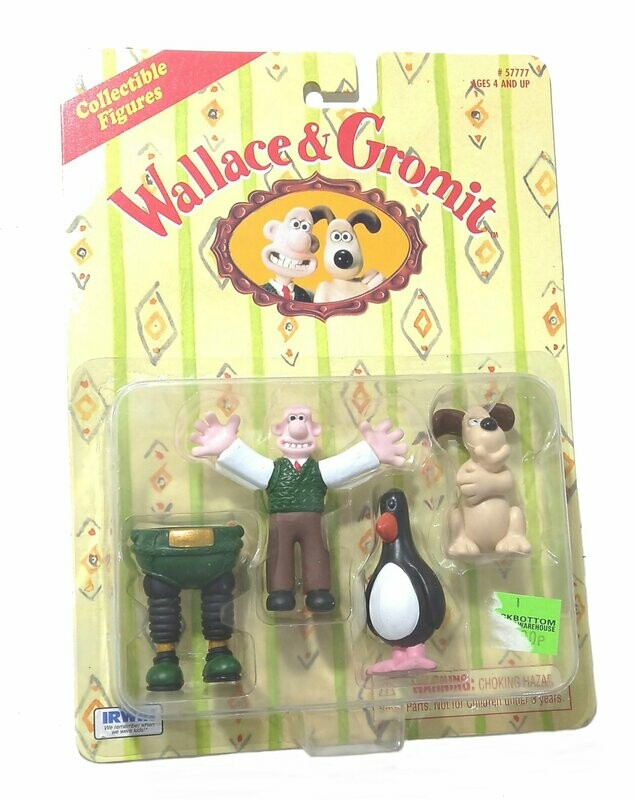 1989 Irwin ~ Wallace & Gromit Ltd ~ #57777 COLLECTABLE FIGURES