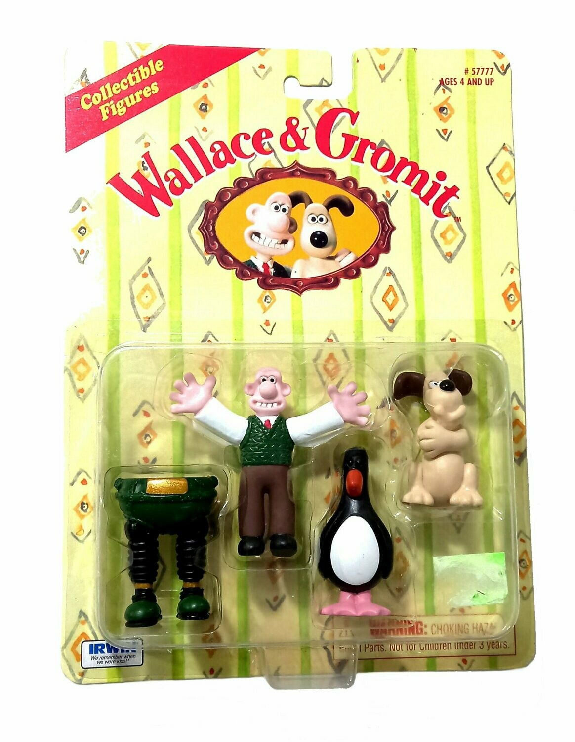 1989 Irwin ~ Wallace & Gromit Ltd ~ #57777 COLLECTABLE FIGURES