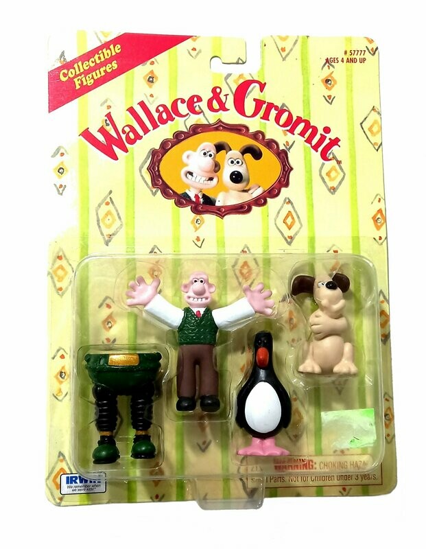 1989 Irwin ~ Wallace & Gromit Ltd ~ #57777 COLLECTABLE FIGURES