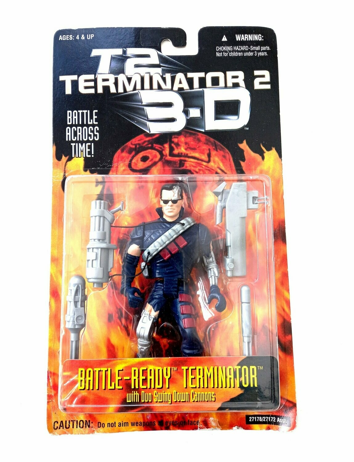 Vintage 1997 Kenner Toys ~ Teminator 2 ~ BATTLE READY TERMINATOR ~ New MOC