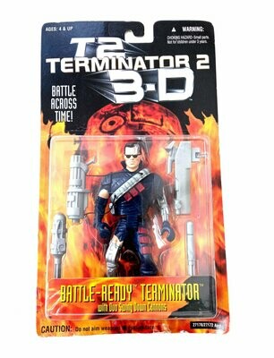 Vintage 1997 Kenner Toys ~ Teminator 2 ~ BATTLE READY TERMINATOR ~ New MOC