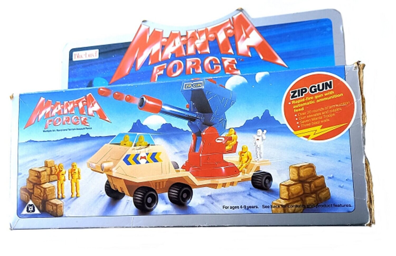 1988 Bluebird Toys ~ Manta Force ~ #89002 ZIP GUN