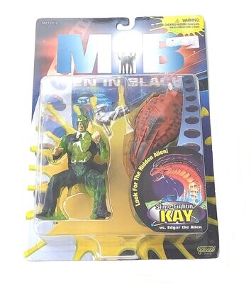 Vintage 1997 Galoob Toys - Men in Black - SLIME FIGHTIN KAY - Action Figure MOC